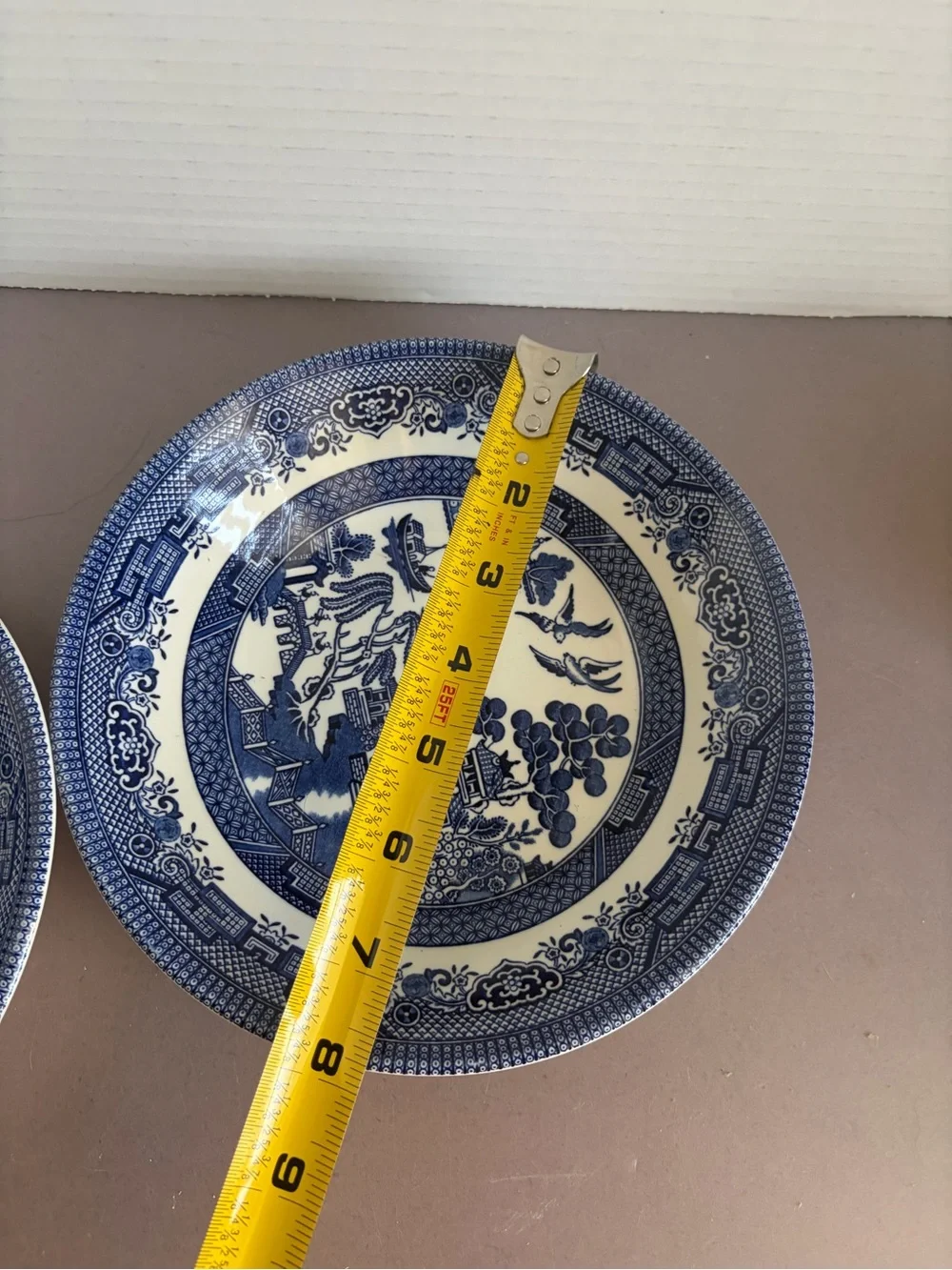 Churchill Blue Willow Round Bowl Set of 2